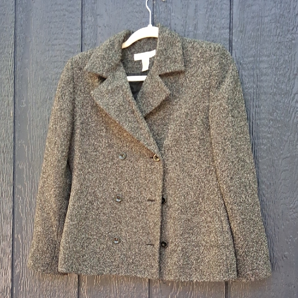 Amanda Smith Charcoal Pea Coat